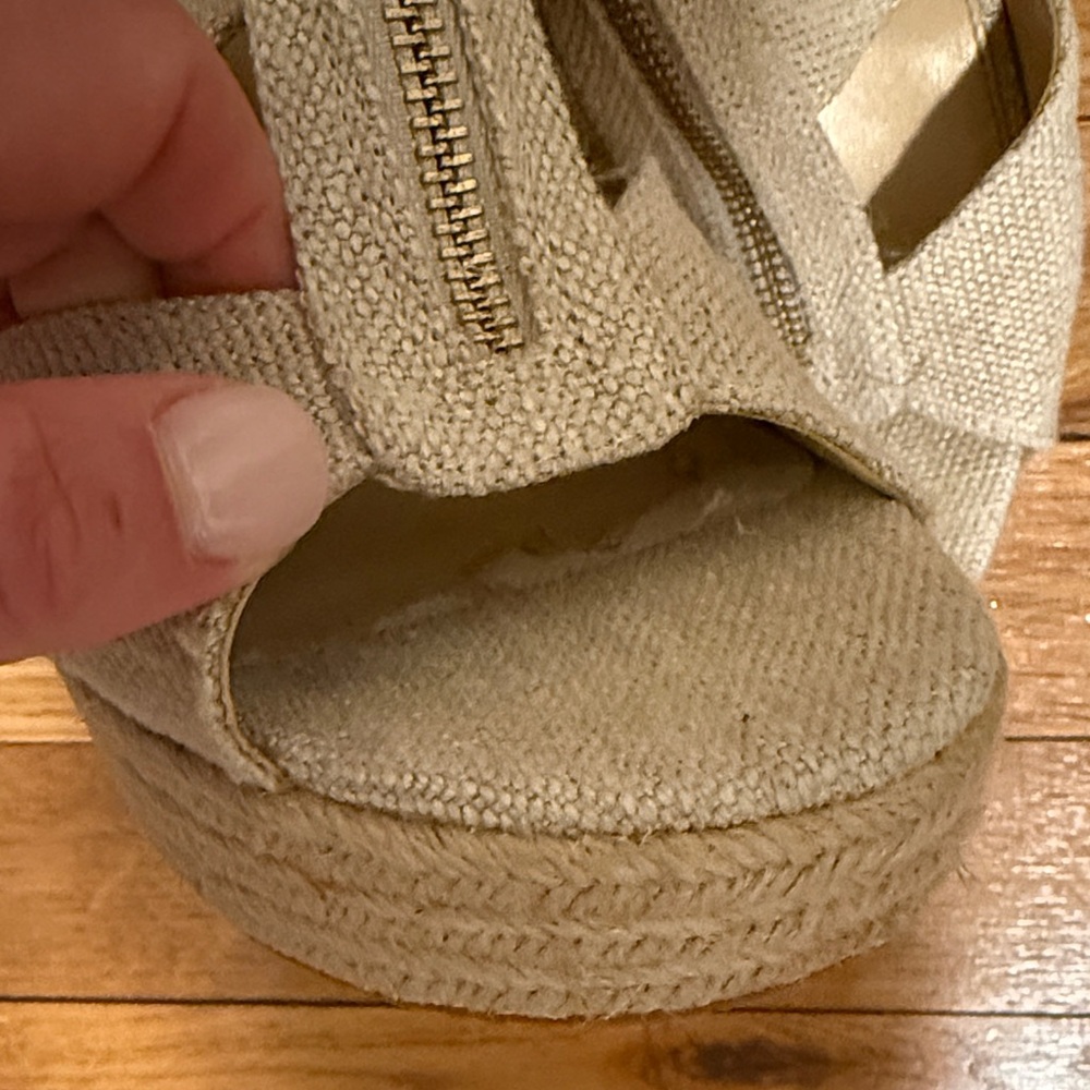 Michael Kors Berkeley Zipper Espadrille Platform Wedge Sandal - bundle of 2 - Picture 5 of 6